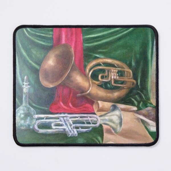 Item preview, Still life painting - musical instruments. designed and sold by Umiska.