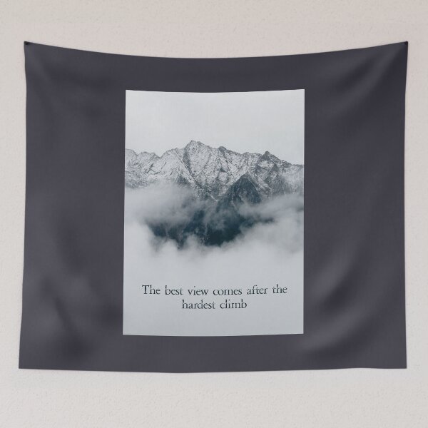 Item preview, The Best View Comes After the Hardest Climb designed and sold by Solidarityandco.