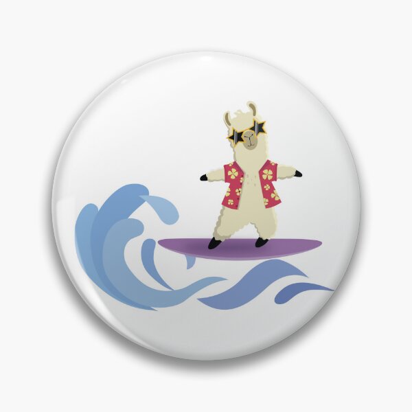 Item preview, Cool Llama Surfing On Wave  designed and sold by Peach-Design.