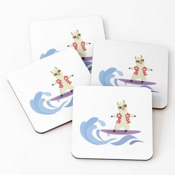 Item preview, Cool Llama Surfing On Wave  designed and sold by Peach-Design.