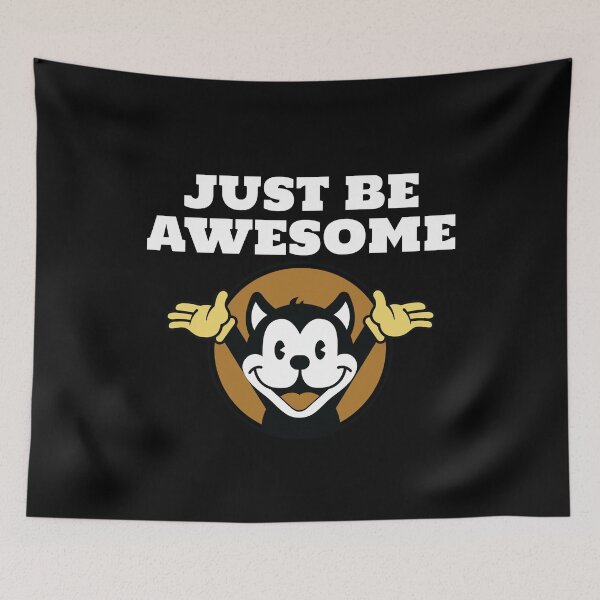 Item preview, Just Be Awesome - Happy Cat  designed and sold by HStudioPrints.