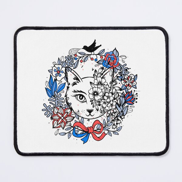 Item preview, vintage flower cat designed and sold by ENIGMAT-.