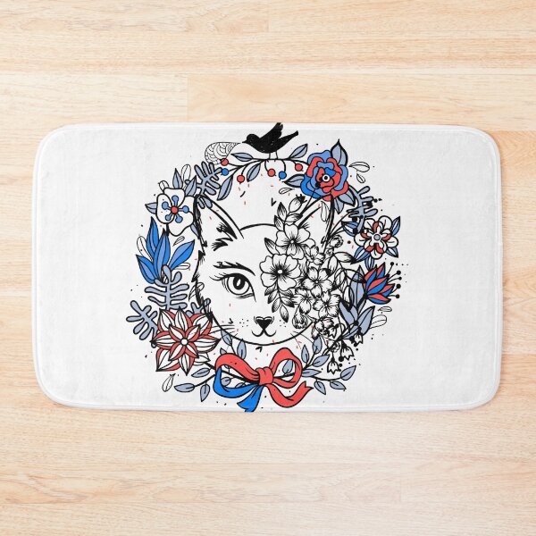 Item preview, vintage flower cat designed and sold by ENIGMAT-.