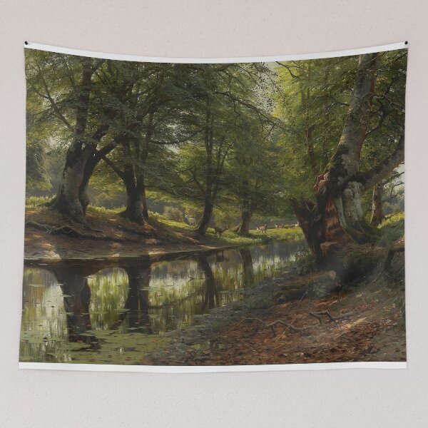 Item preview, A Stream and a Deer, Peder Mørk Mønsted designed and sold by Art Outlaws.
