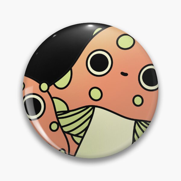 Item preview, cute orange kawaii fly agaric mushroom | cute kawaii art designed and sold by ArtisticThings1.