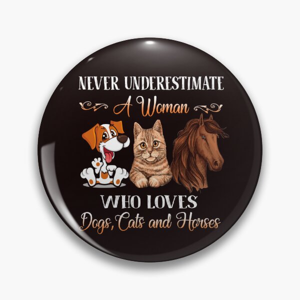 Item preview, A Woman Who Loves Dogs Cats And Horses designed and sold by BrianWilburn.