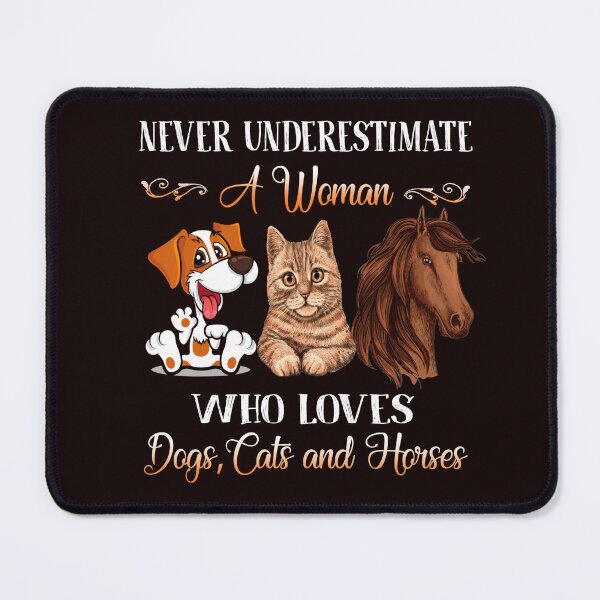 Item preview, A Woman Who Loves Dogs Cats And Horses designed and sold by BrianWilburn.
