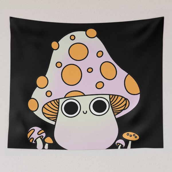 Item preview, super cute kawaii fly agaric mushroom | cute kawaii art designed and sold by ArtisticThings1.