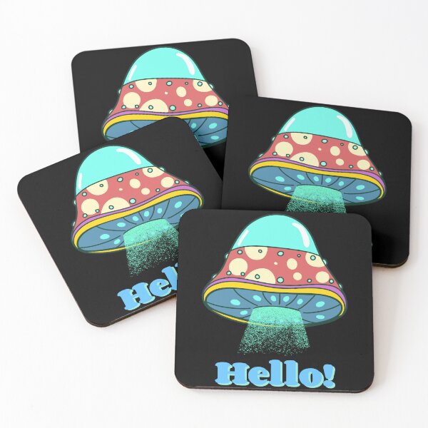Item preview, cute ufo kawaii fly agaric mushroom | cute kawaii art designed and sold by ArtisticThings1.