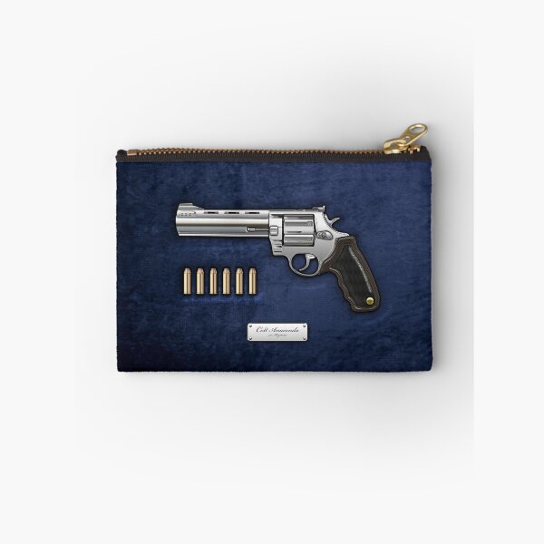 Item preview, .44 Magnum Colt Anaconda with Ammo on Blue Velvet  designed and sold by Serge Averbukh Art Studio.