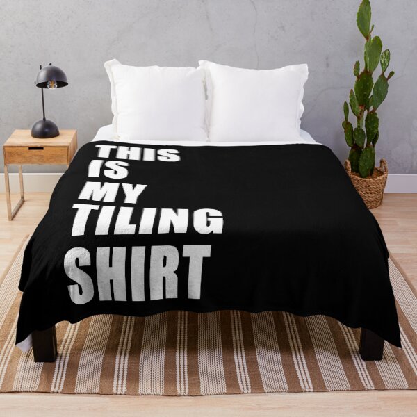 Item preview, This Is My Tiling Shirt Text Funny Tiler DIY Work Shirt Design designed and sold by Jason Gilbert.