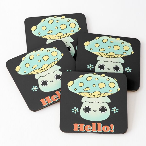 Item preview, small cute funny kawaii fly agaric mushroom | cute kawaii art designed and sold by ArtisticThings1.