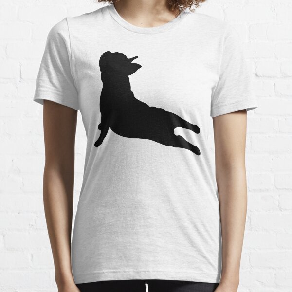 French black Bulldog Yoga Essential T-Shirt