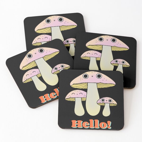 Item preview, small baby cute kawaii fly agaric mushrooms | cute kawaii art designed and sold by ArtisticThings1.