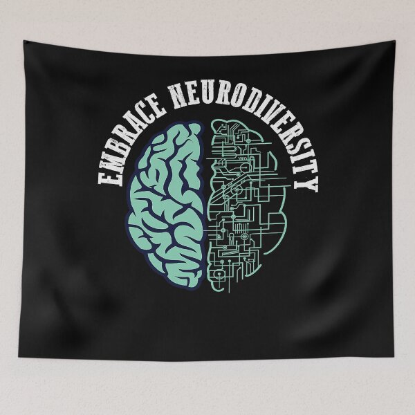 Item preview, embrace neurodiversity - Embrace ADHD Autism ASD  designed and sold by MichaelxHarvey.