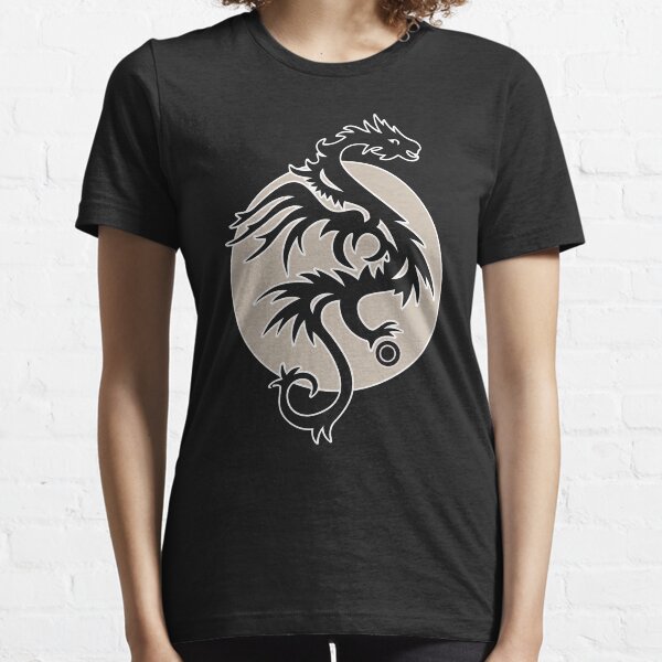 moon dragon with pearl Essential T-Shirt