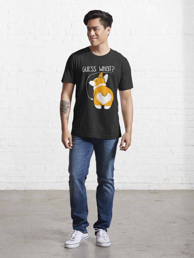 Alternate view of Love Corgi Butt dog Essential T-Shirt