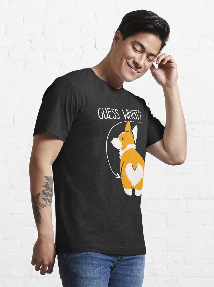 Alternate view of Love Corgi Butt dog Essential T-Shirt