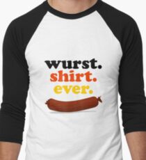 wurst. shirt. ever. Men's Baseball ¾ T-Shirt