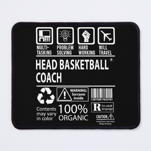 Item preview, Head Basketball Coach T Shirt - MultiTasking Certified Job Gift Item Tee designed and sold by sabinacsnm.