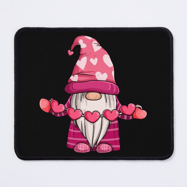 Item preview, Valentine Gnome With Pink Hearts designed and sold by Fine Art California.