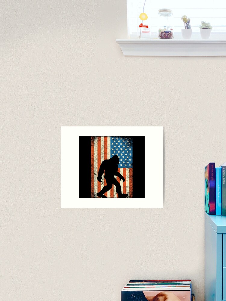 Bigfoot Sasquatch I Believe Tshirt Patriot American Flag Usa Bigfoot Sasquatch I Believe Tshirt Patriot American Flag Usa