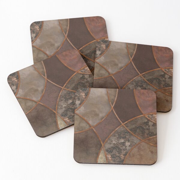 Item preview, Urban Texture Rusty Circles Abstract Art designed and sold by artsandsoul.