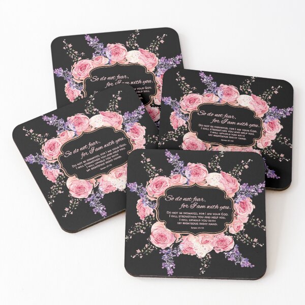 Item preview, Isaiah 41:10 (flowers) designed and sold by josephfanous.