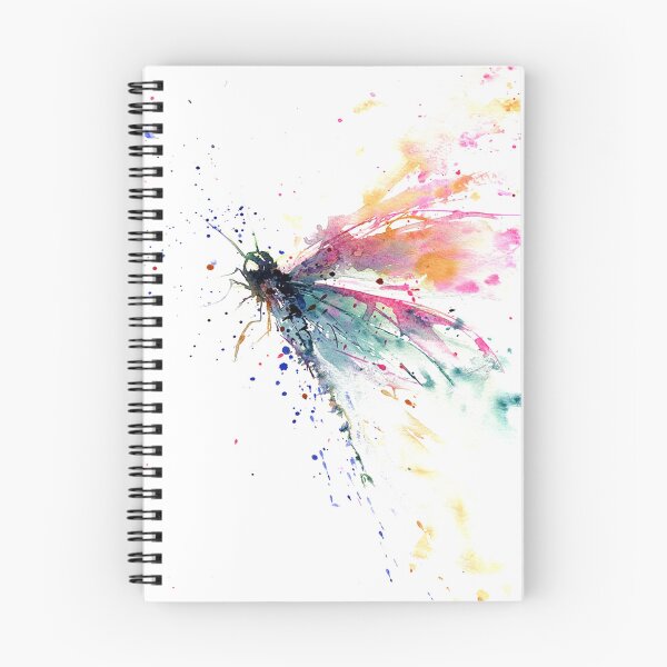 Item preview, Dragonfly watercolor splashing designed and sold by MatildaWatson.