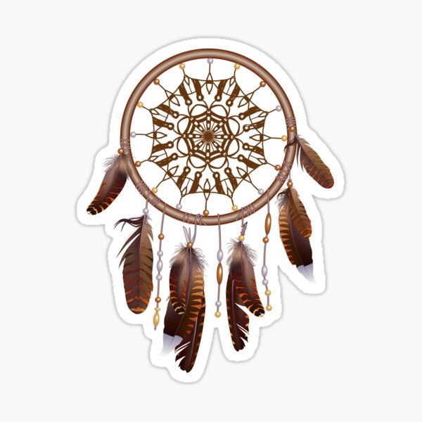 Dream Catcher Native American Feather Dreamcatcher' Sticker