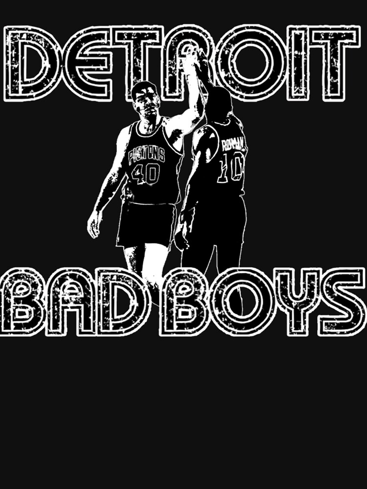 Detroit Bad Boys Pullover Hoodie - Black