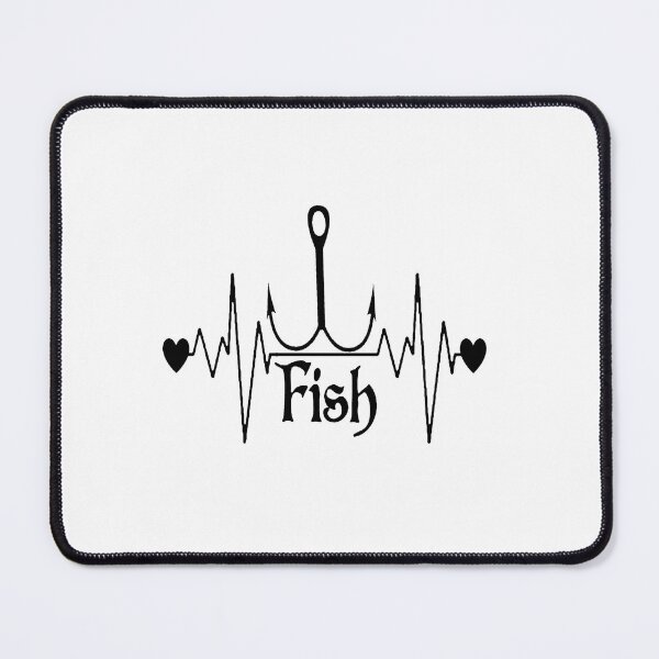 Item preview, Fishing Hook Heartbeat designed and sold by MatildaWatson.