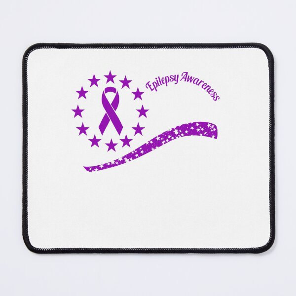 Item preview, Epilepsy Awareness Heart Star designed and sold by MatildaWatson.