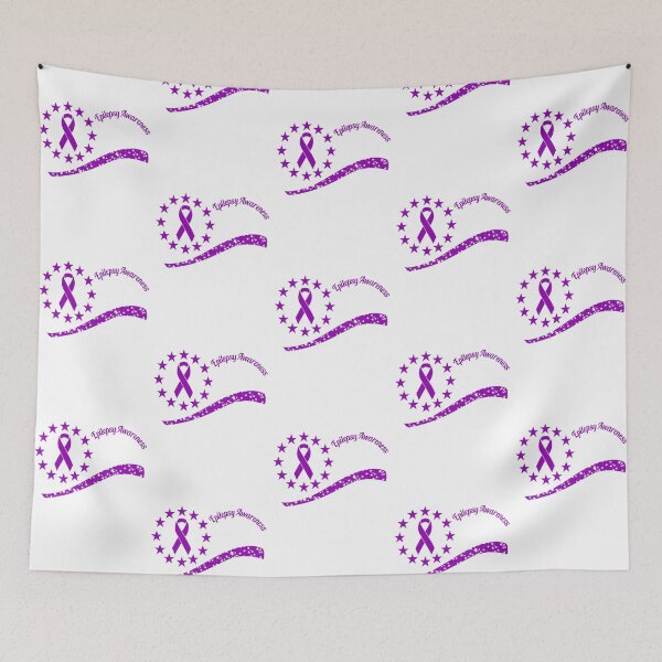 Item preview, Epilepsy Awareness Heart Star  designed and sold by MatildaWatson.