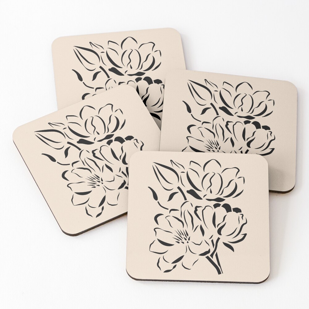 Item preview, Coasters (Set of 4) designed and sold by PandaGraph.