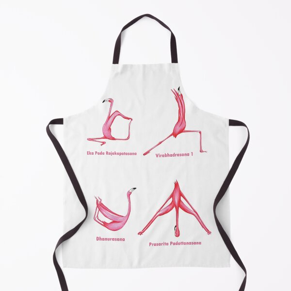 Item preview, Flamingo yoga art designed and sold by MatildaWatson.