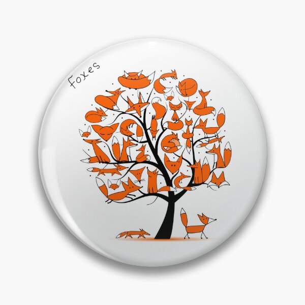 Item preview, Fox Flamily art tree designed and sold by MatildaWatson.