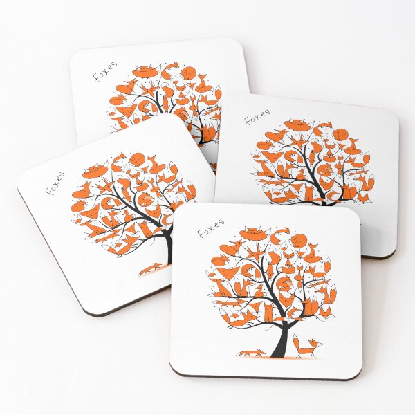 Item preview, Fox Flamily art tree designed and sold by MatildaWatson.