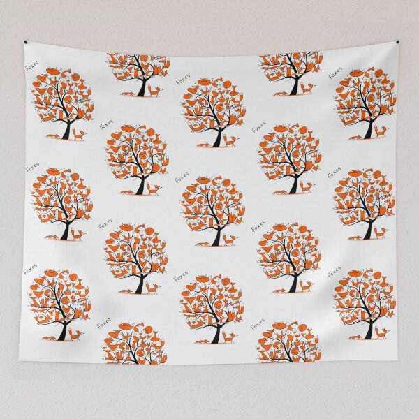 Item preview, Fox Flamily art tree designed and sold by MatildaWatson.