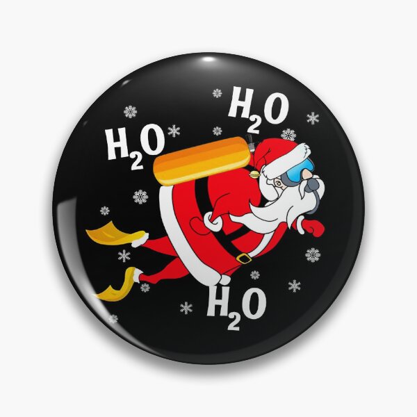 Item preview, Funny Diving H2O H2O H2O Santa designed and sold by MatildaWatson.