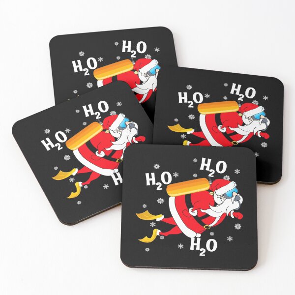 Item preview, Funny Diving H2O H2O H2O Santa designed and sold by MatildaWatson.