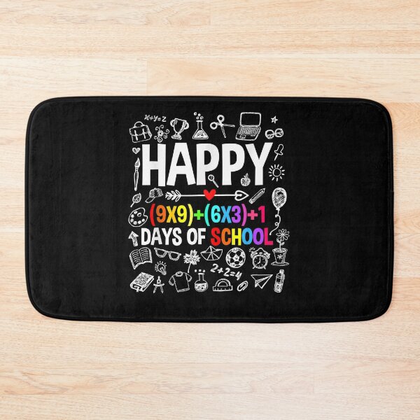 Item preview, Funny Happy 100 Days of School Math Teacher Girl Boy  designed and sold by PedroxFigueroa.
