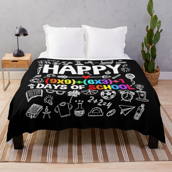 Item preview, Funny Happy 100 Days of School Math Teacher Girl Boy designed and sold by PedroxFigueroa.