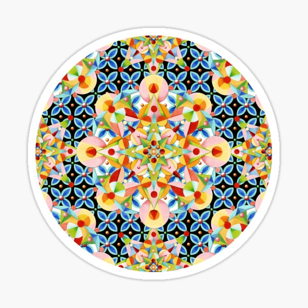 Elizabethan Pastel Mandala Sticker