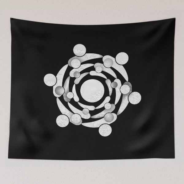Item preview, SOCIAL NETWORK // Stylized people in circle // Grunge grey designed and sold by ONLY-E-DE.