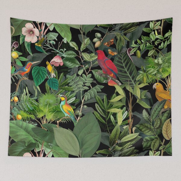 Item preview, Jungle Birds Tropical Paradise designed and sold by artsandsoul.