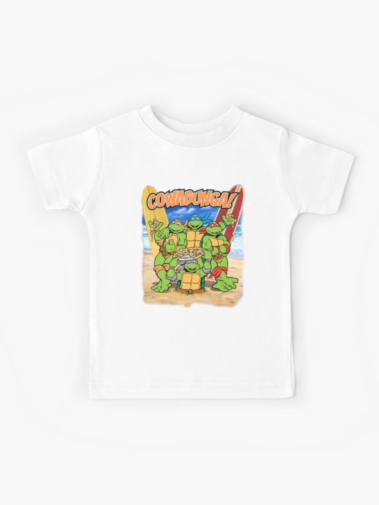 Teenage Mutant Ninja Turtles Number Baby Clothes Boy Girl Birthday Short  Sleeve T Shirt Anime Printed