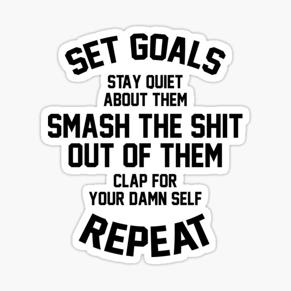 Item preview, Set Goals designed and sold by kjanedesigns.