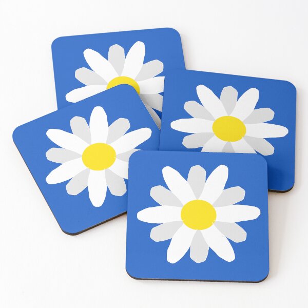 Item preview, Dark Blue Daisy print designed and sold by DemonicGloom.