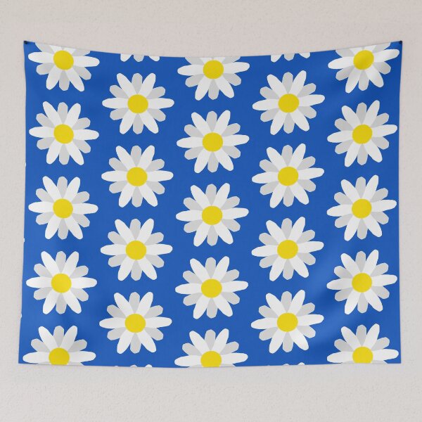 Item preview, Dark Blue Daisy print designed and sold by DemonicGloom.